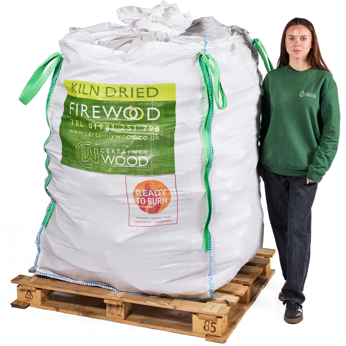 Premium Kiln Dried Logs 1.6m3 Bulk Bag