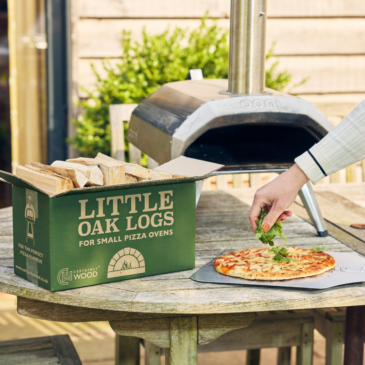 Oak Pizza Logs