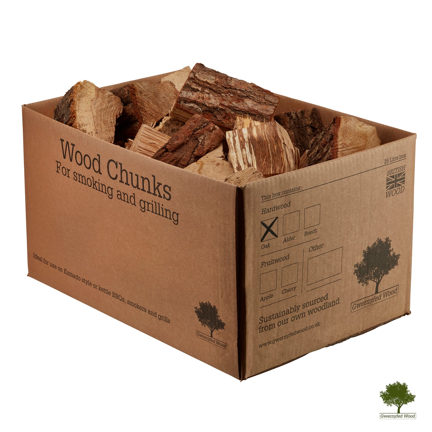 25 Litre BBQ Smoking & Cooking Chunks