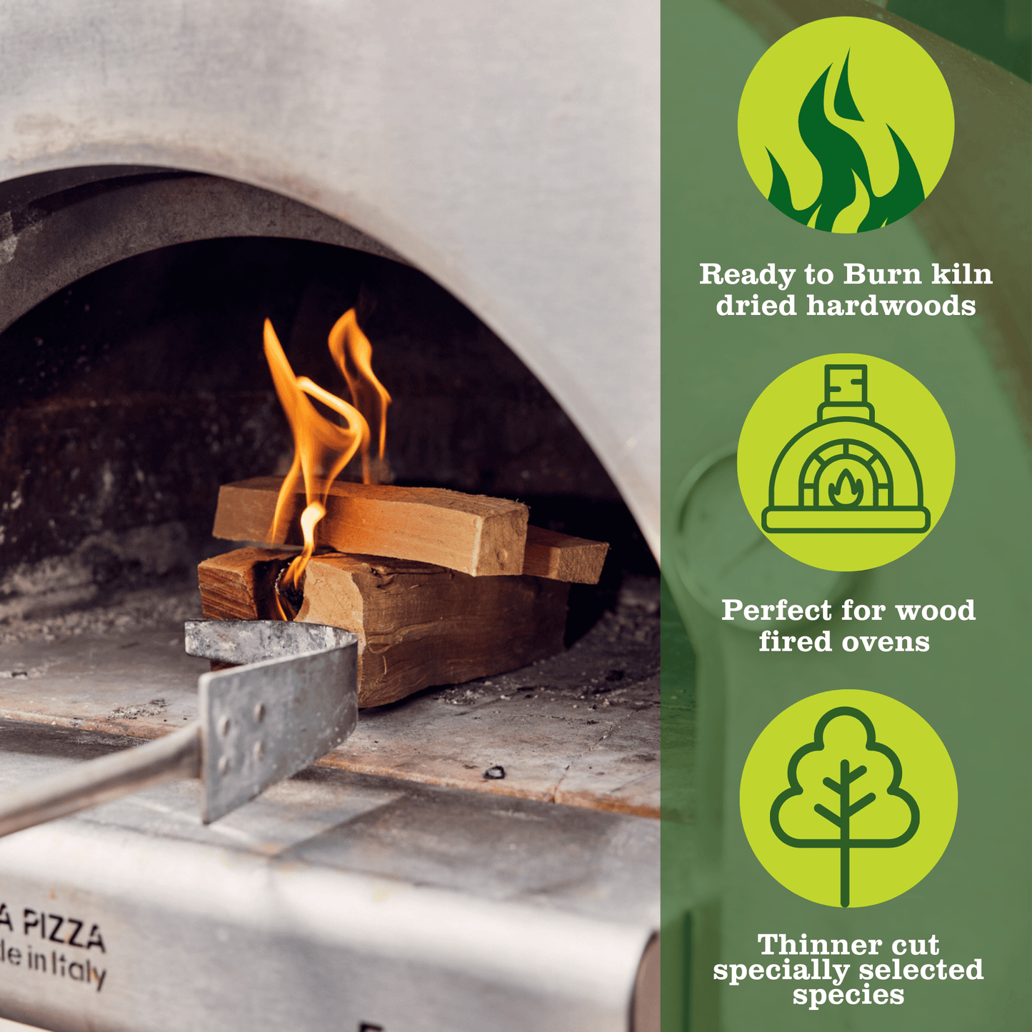 Pizza Oven Kiln Dried Log Crate