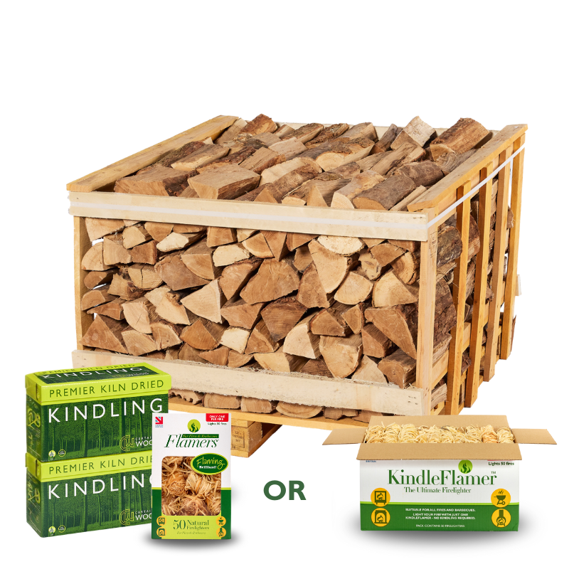 Kiln Dried Ash Crate Bundle (Dropship)