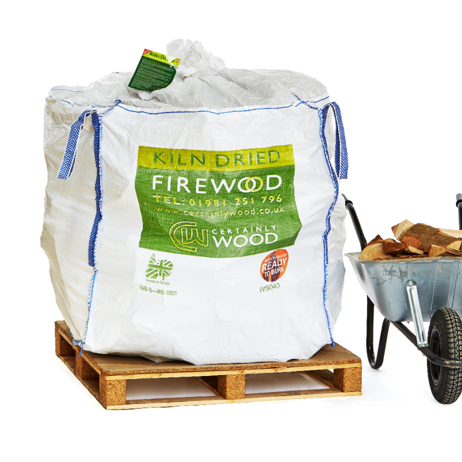 Bulk Bag of wholesale Kiln Dried Firewood