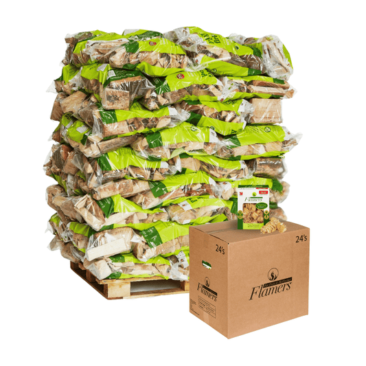 Flaming Firewood & Flamers 24 Bundle