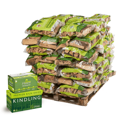 Flaming Firewood & Kindling & Flamers Bundle