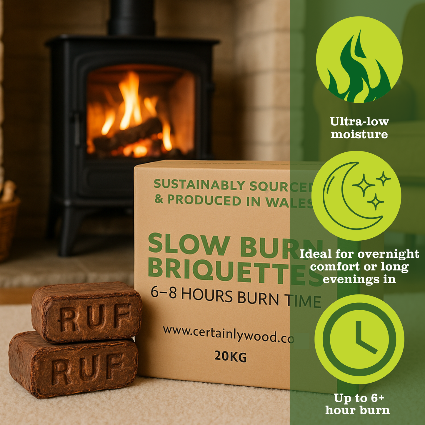 Slow Burn Briquettes